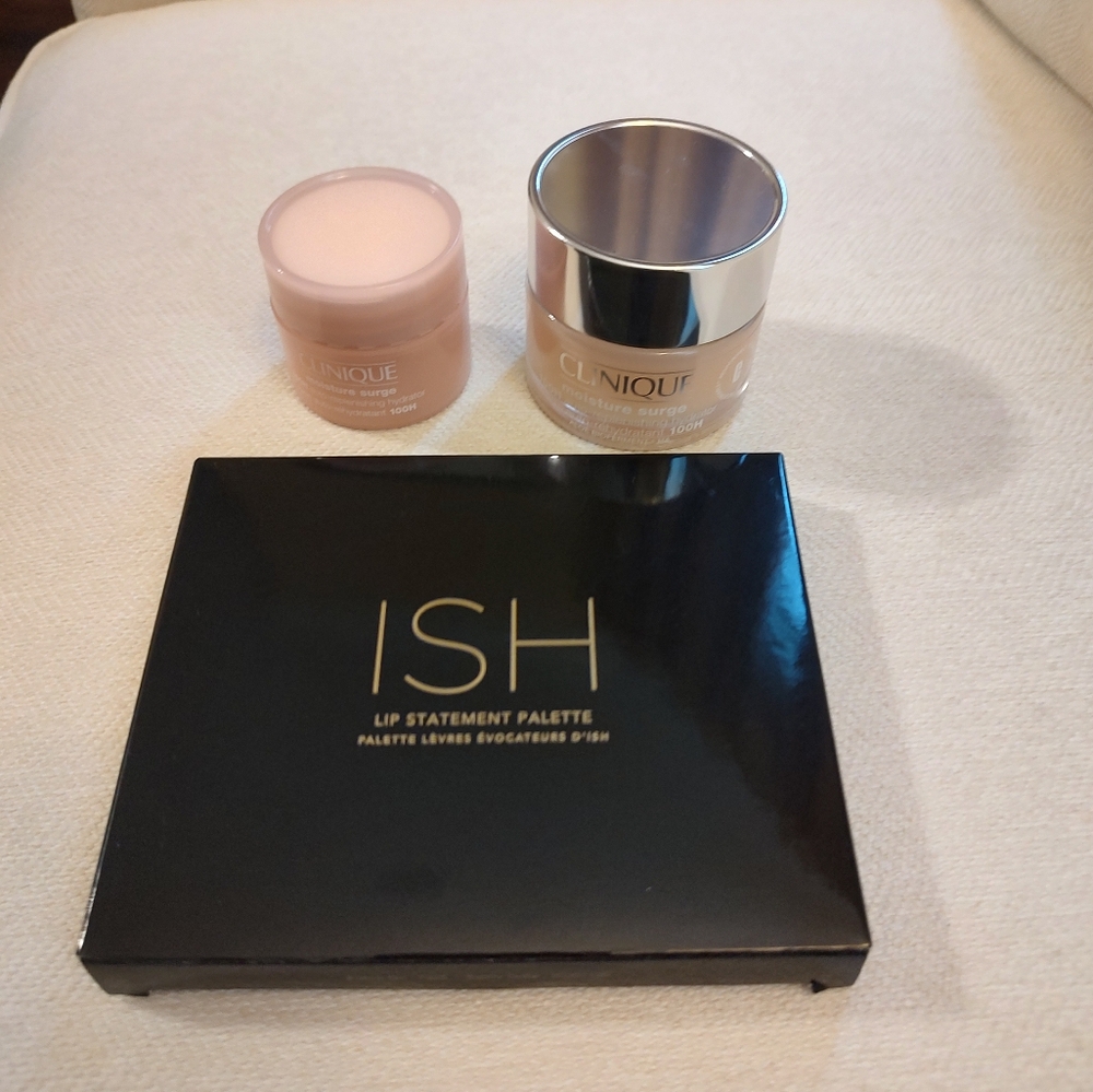 ISH Lip Color Palette & Clinique Moisture Surge Set